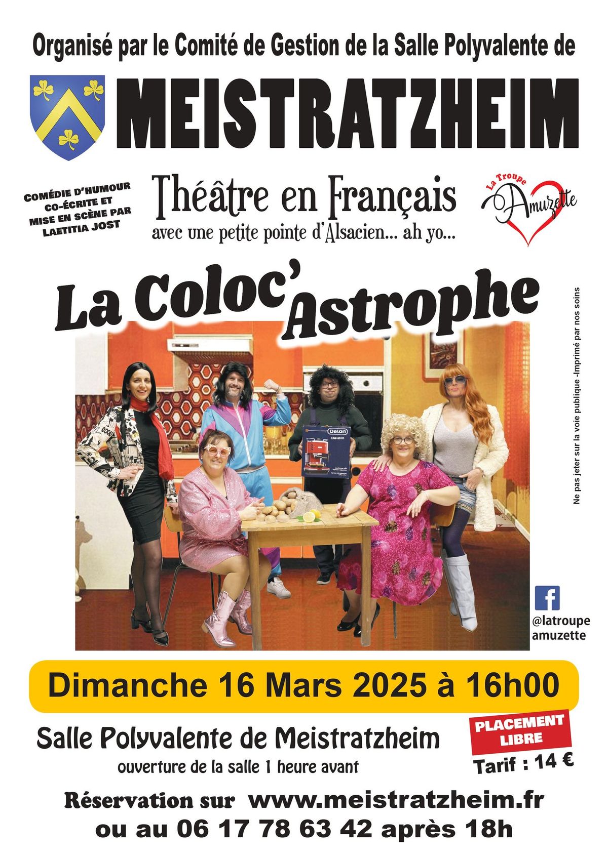 Spectacle "La Coloc'Astrophe"