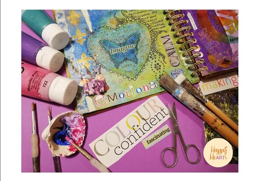 Happy HeARTs Art Journaling Workshops 