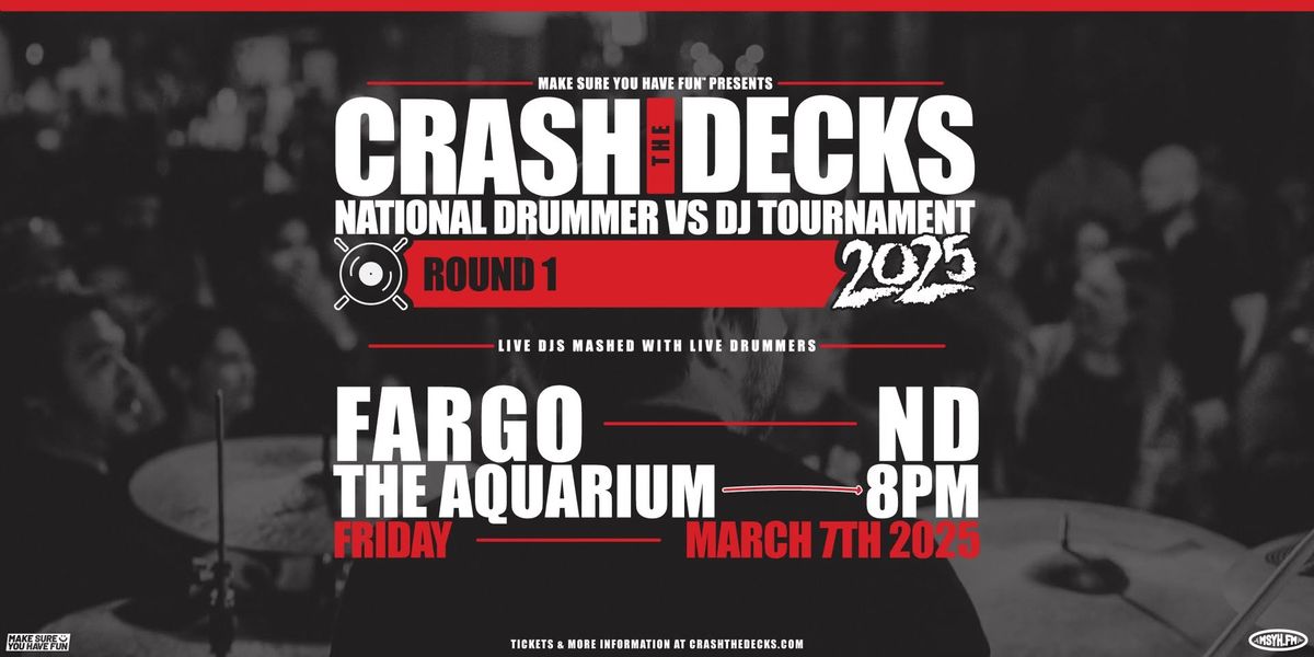 Crash the Decks: National Drummer vs DJ Tournament 2025 | Round 1 - Fargo, ND