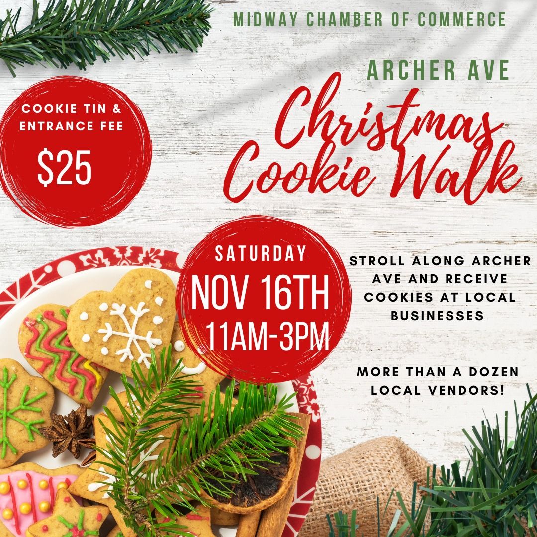 Annual Cookie Walk~ Join us as a vendor! 