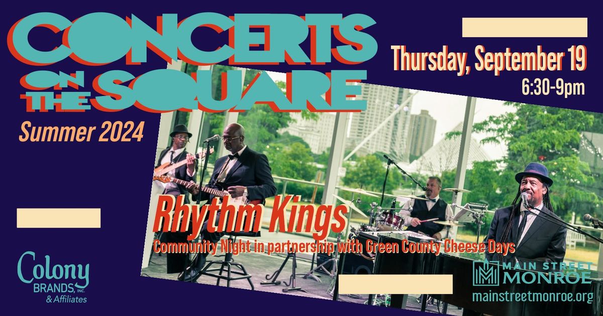 Main Street Monroe Concert on the Square The Rhythm Kings 09\/19