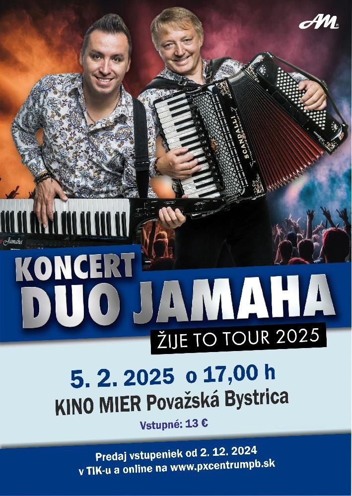 Koncert DUO JAMAHA Pova\u017esk\u00e1 Bystrica