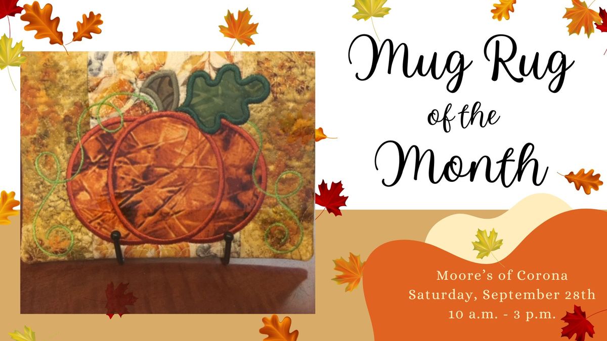 September Mug Rug!