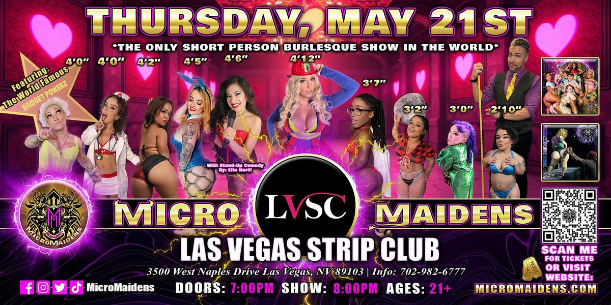 Las Vegas, NV - Micro Maidens Dwarf Dancers @ Las Vegas Strip Club