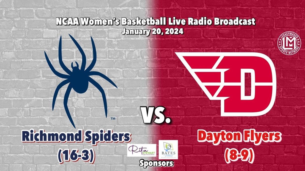 Dayton Flyers at Richmond Spiders Womens Basketball