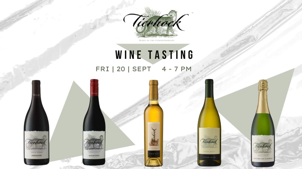 Tierhoek Wine Tasting