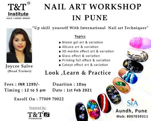 Nails and Lashes Workshop, Aundh, Pune, Mumbai, 1 February 2021