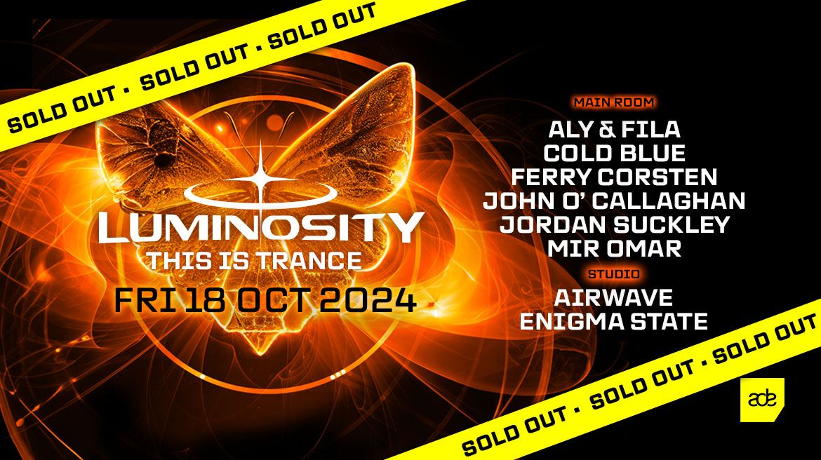 Luminosity presents THIS IS TRANCE 2024 - ADE [SOLD OUT]