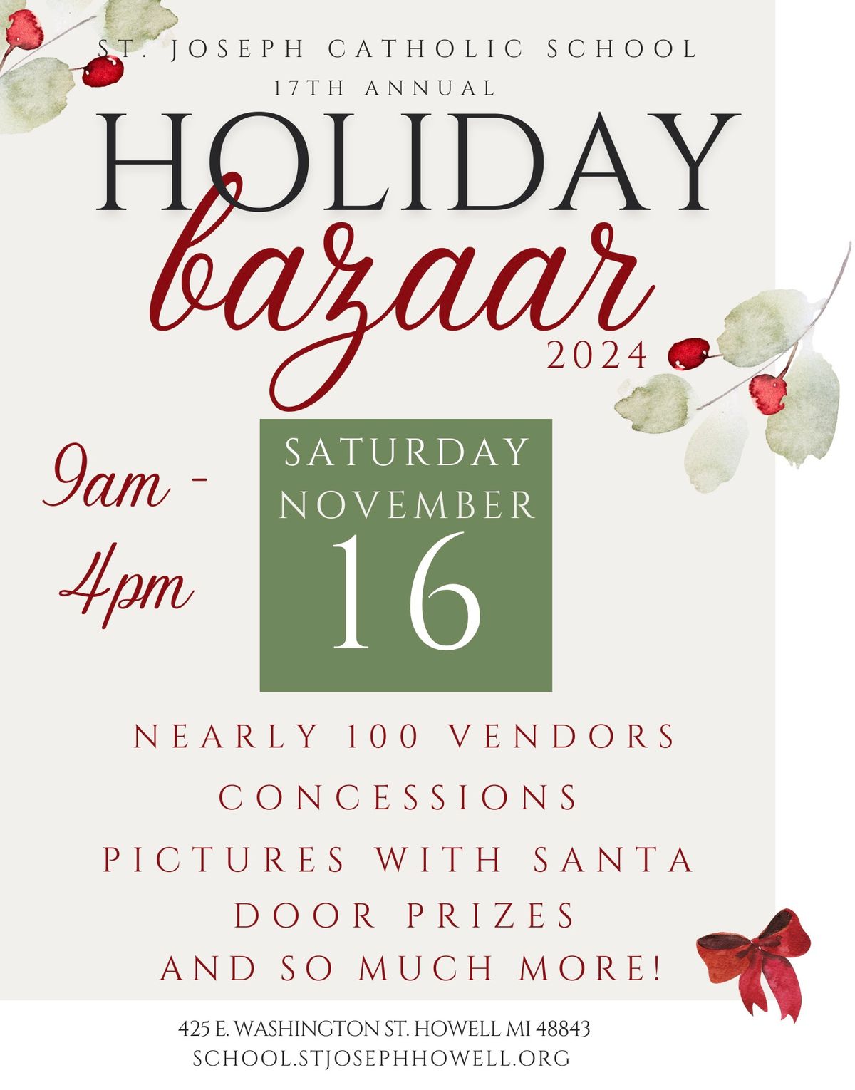 HOLIDAY BAZAAR