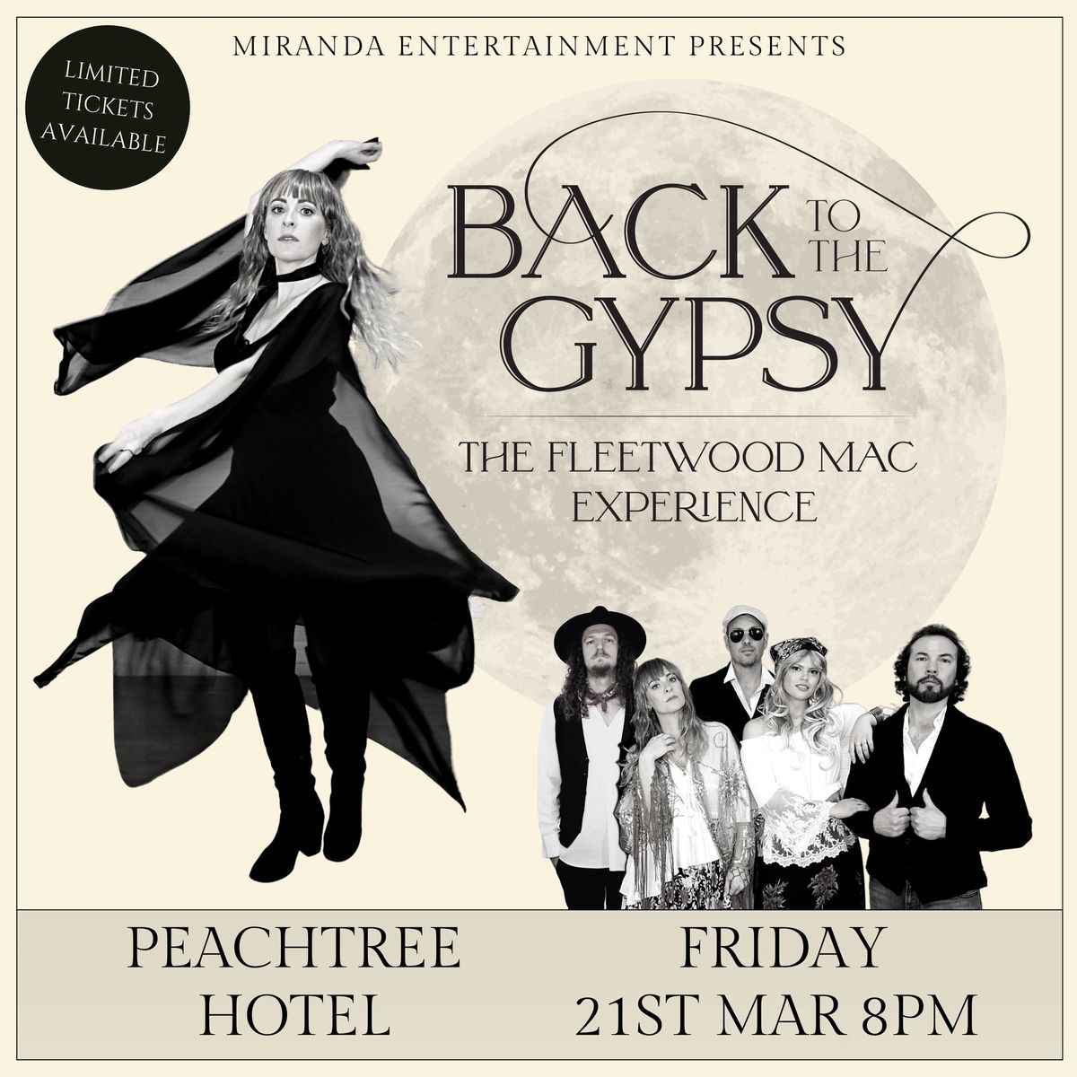 PEACHTREE HOTEL | BACK TO THE GYPSY THE FLEETWOOD MAC EXPERIENCE