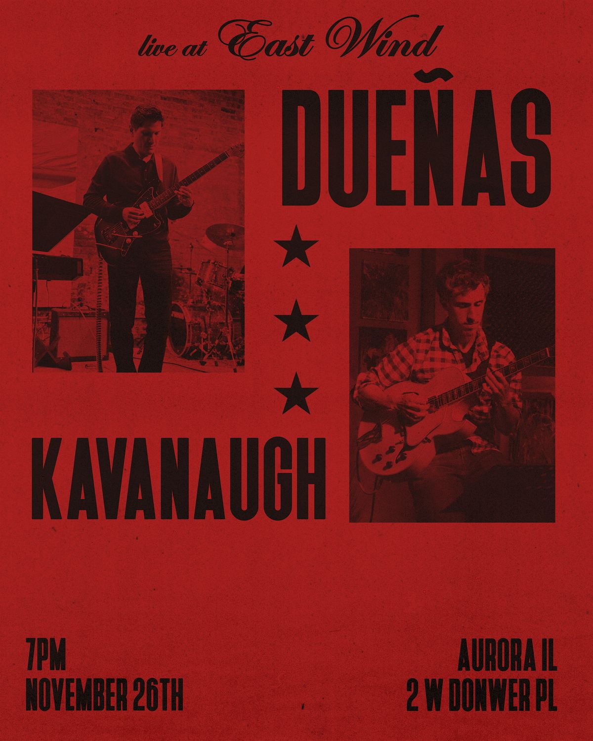 Due\u00f1as Kavanaugh Duo Live at East Wind