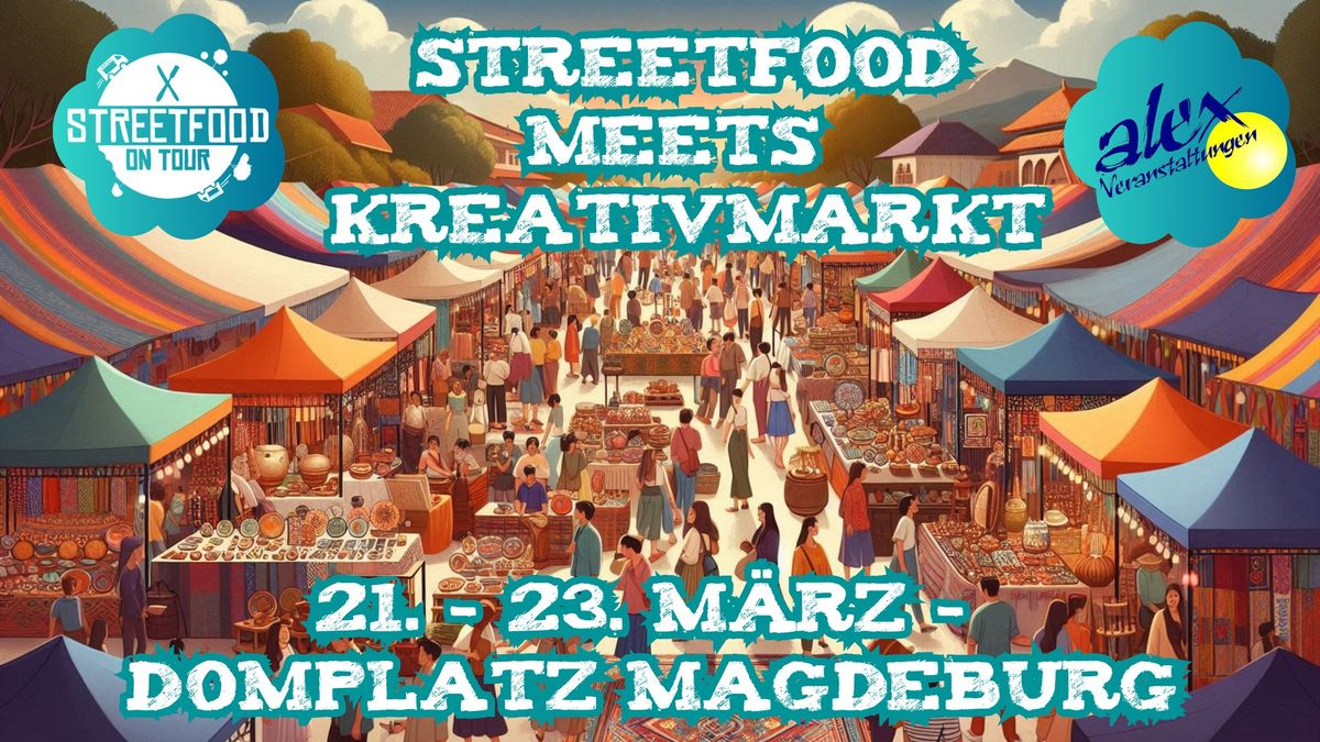 StreetFood & Kreativmarkt in Magdeburg