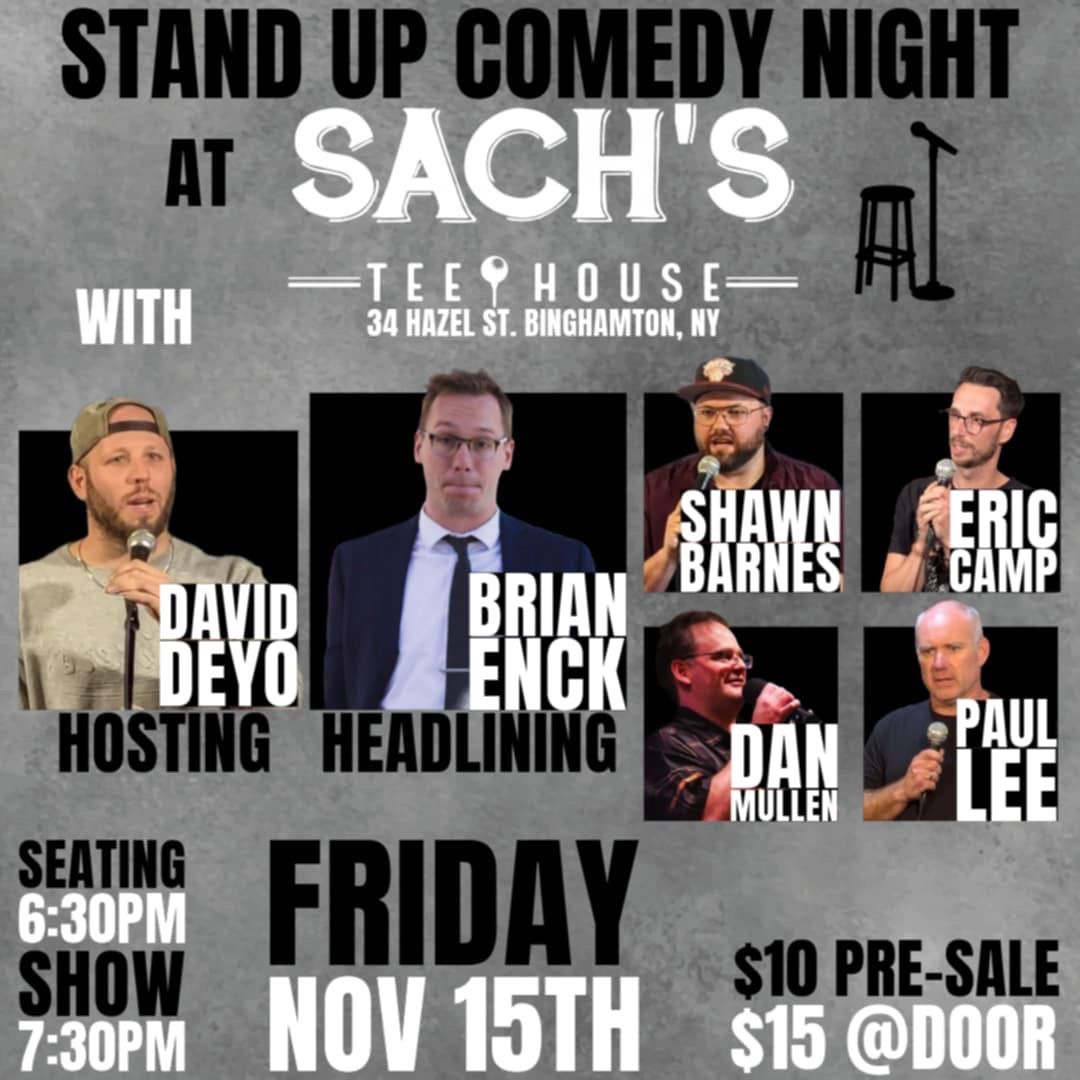 Comedy Night at sachs tee house 