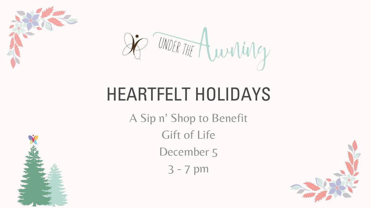 Heartfelt Holidays Sip n' Shop