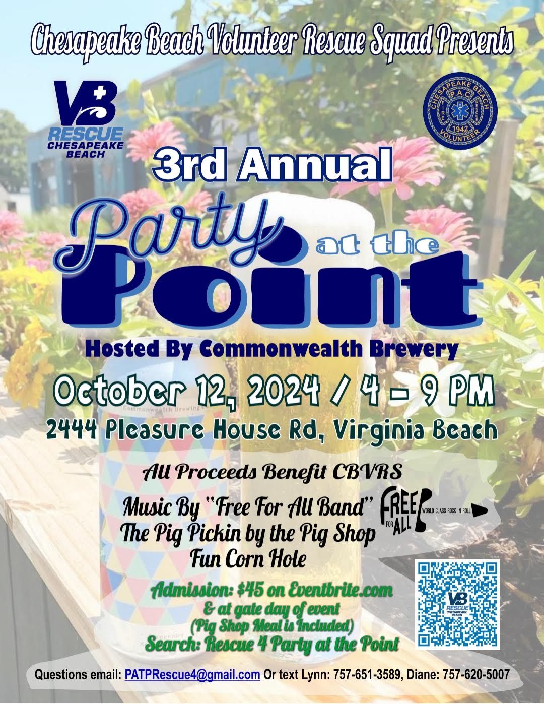 3rd Annual Party at the Point Fundraiser