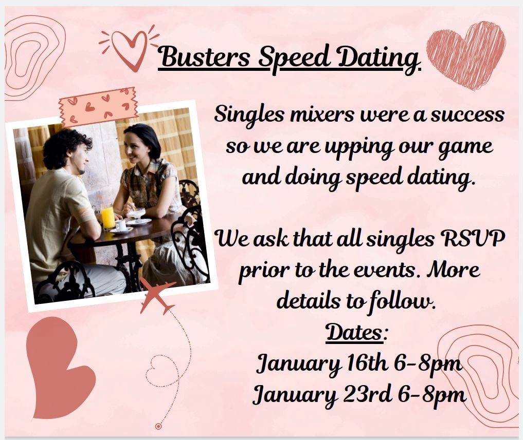 Busters Speed Dating