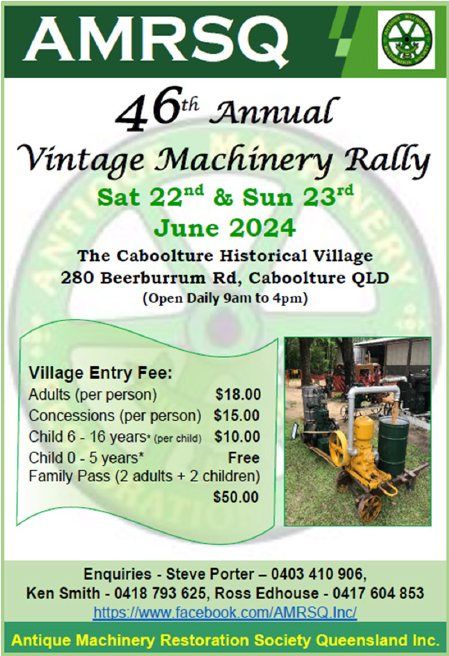 AMRSQ 46th Annual Vintage Machinery Rally