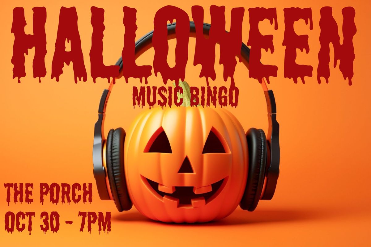 Halloween Music Bingo