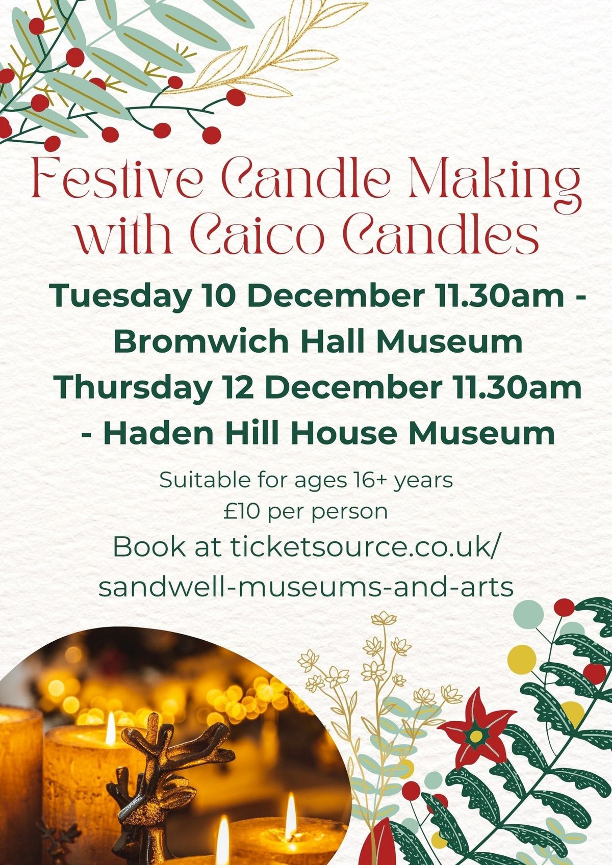 Festive Candle Making with Caico Candles