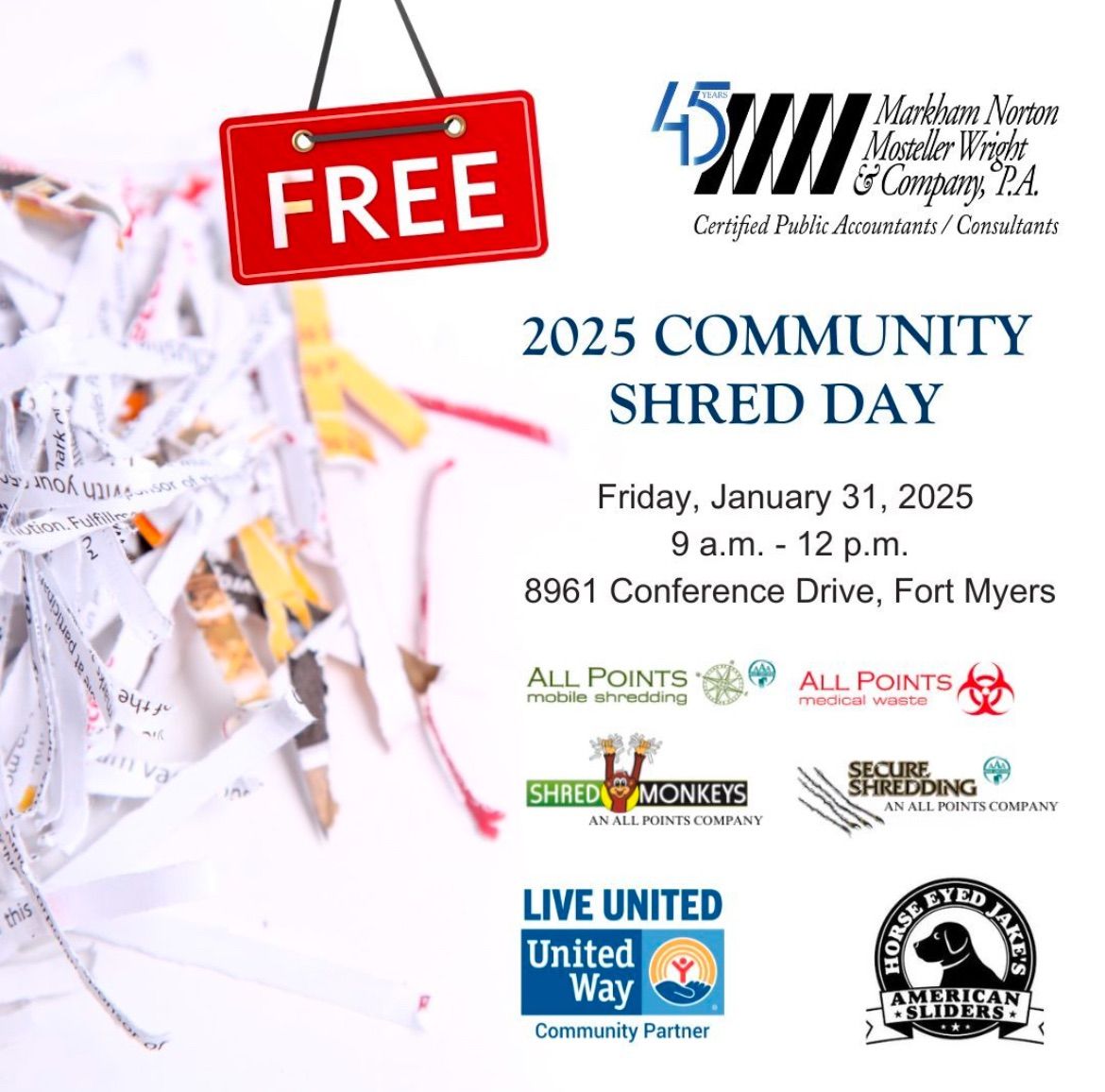 Shred & Donate for a Cause!