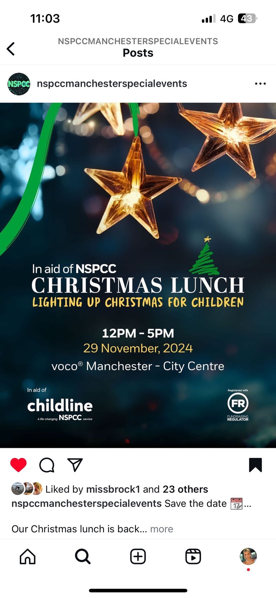 NSPCC Christmas Lunch