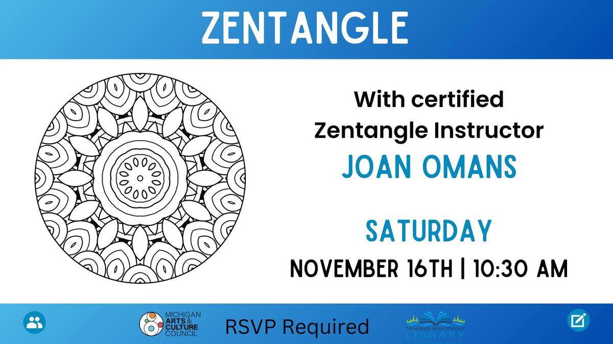 Zentangle with Joan Omans