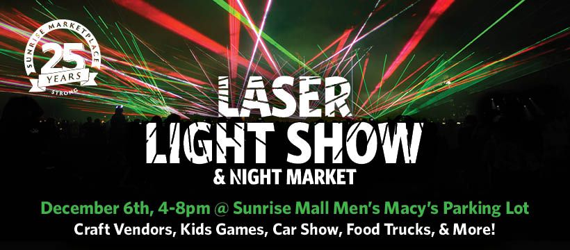 LASER LIGHT SHOW & NIGHT MARKET