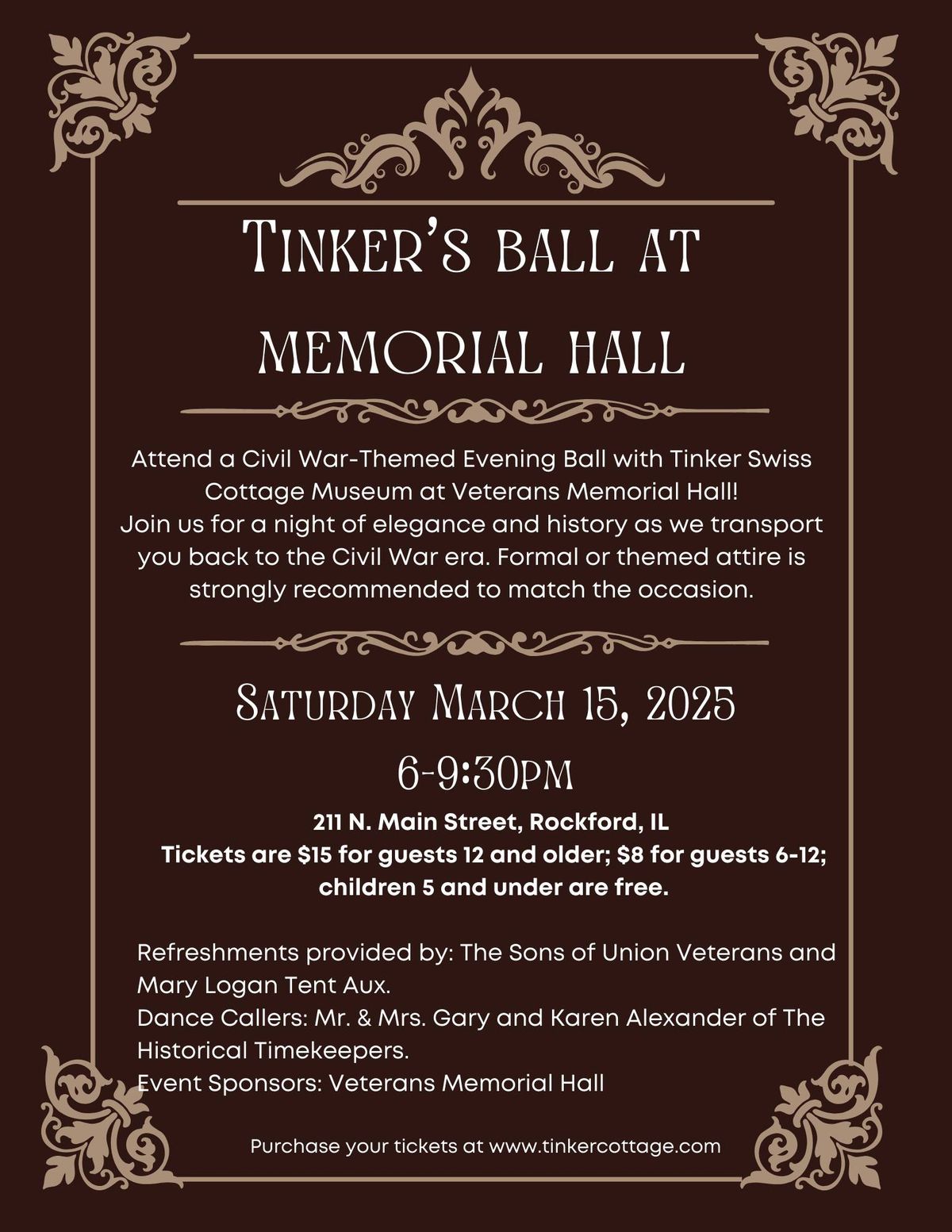 Tinker's Ball at Memorial Hall