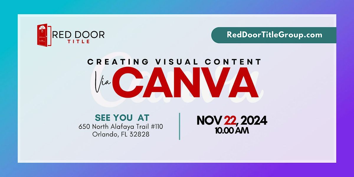 Creating Visual Content via Canva