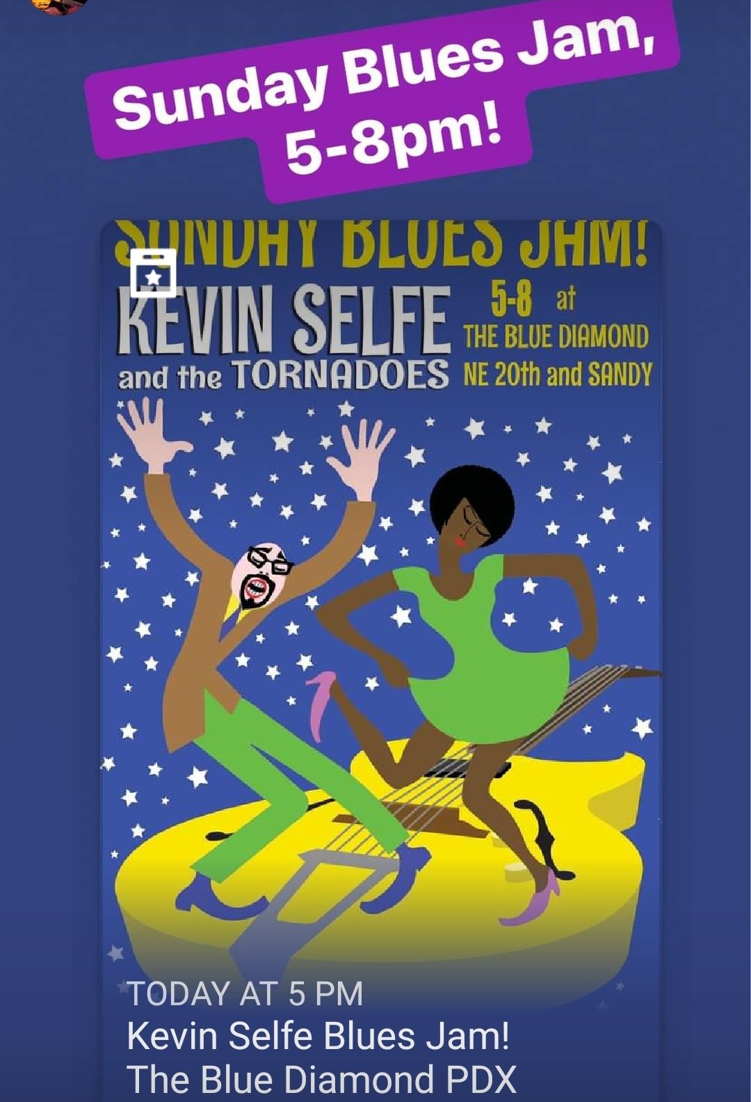 Sunday Blues Jam w\/Kevin Selfe