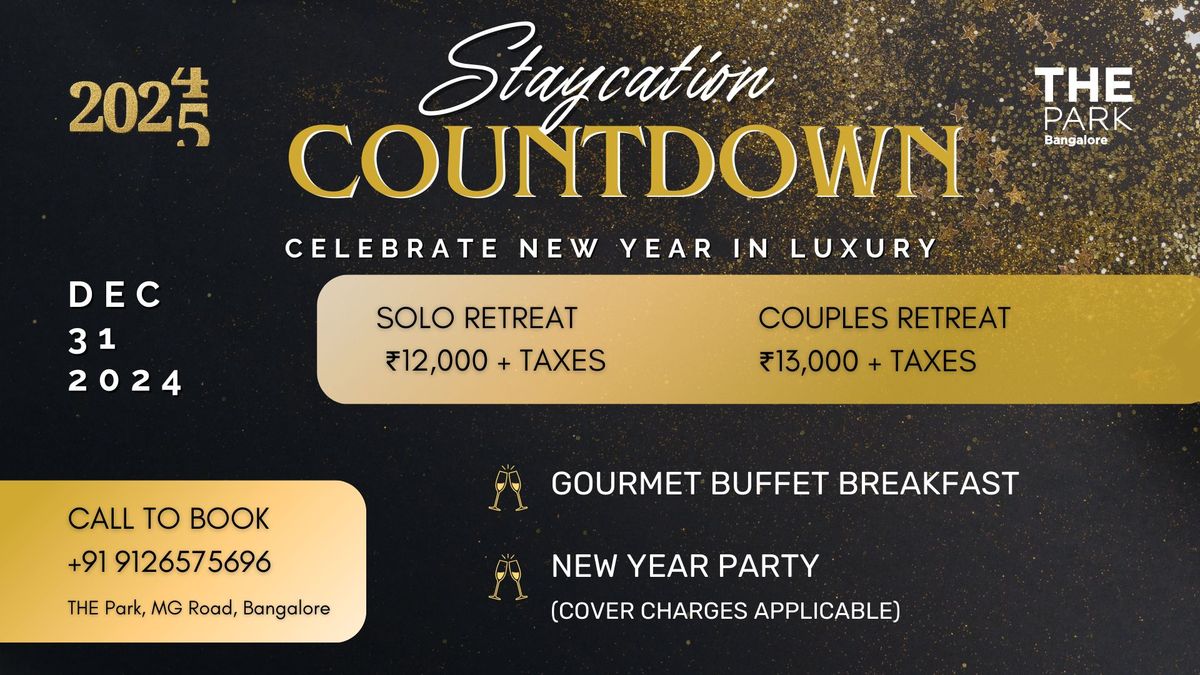 Countdown Staycation - New Year's Eve