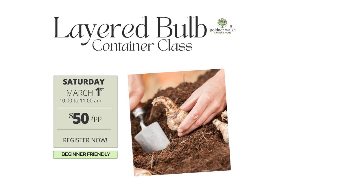 Layered Bulb Container Workshop