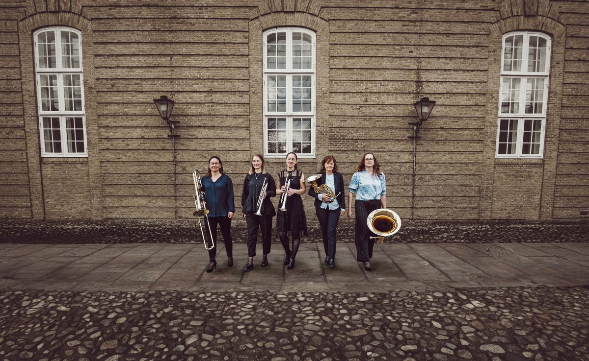 Koncert i Gylling Kirke - Women of brass kvintet