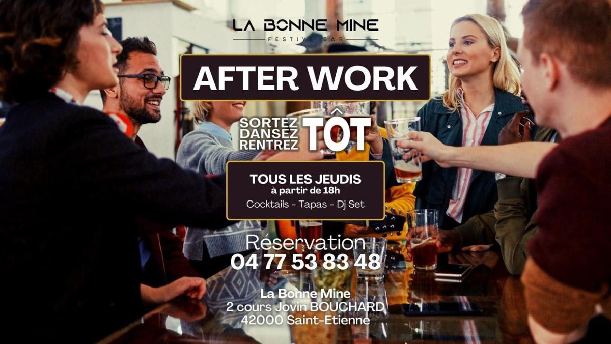 After Work dans le salon priv\u00e9 de la Bonne Mine