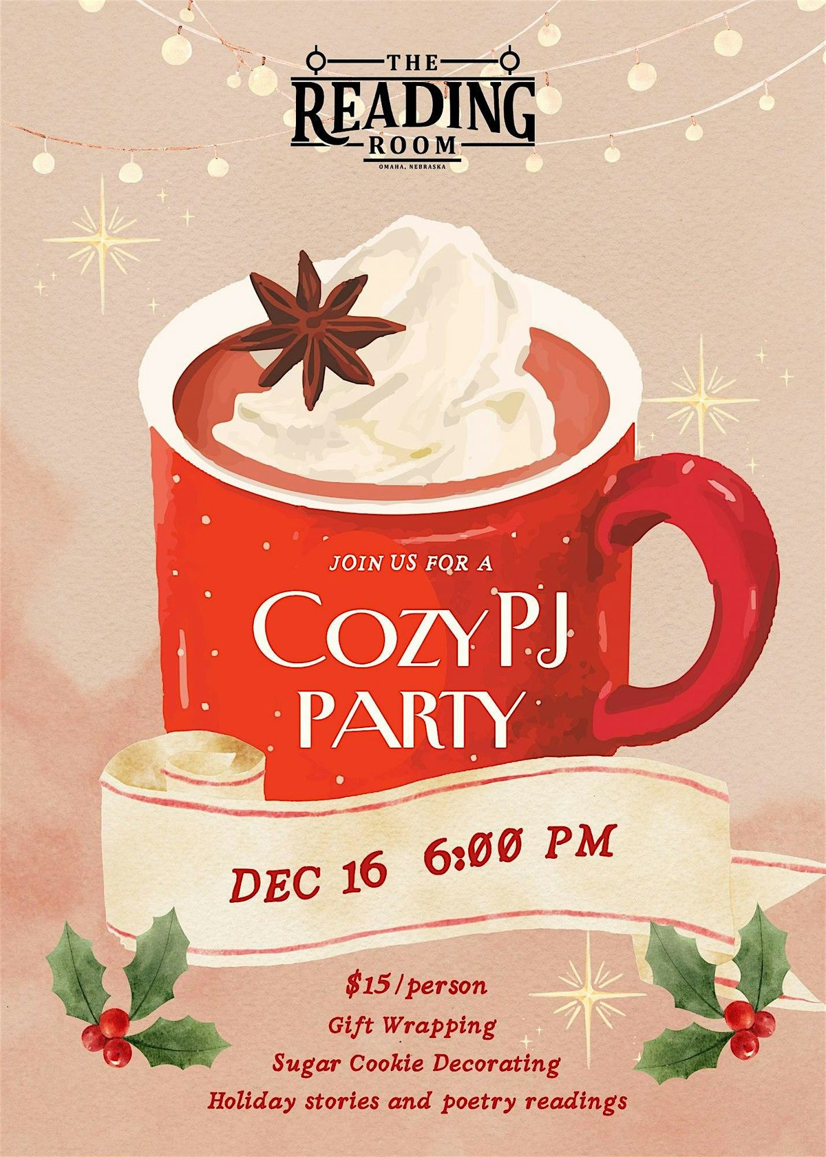 Cozy PJ Party at The Reading Room