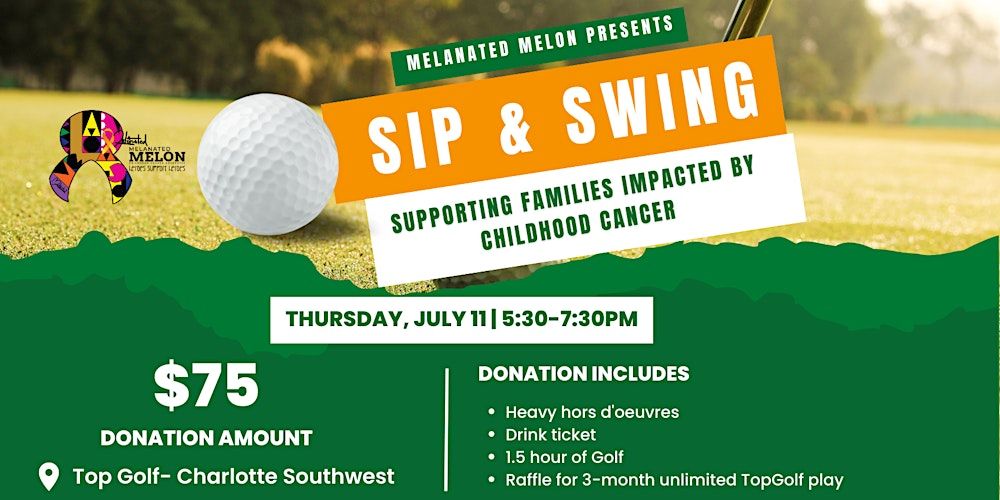 Melanated Melon Presents: Sip & Swing Fundraiser