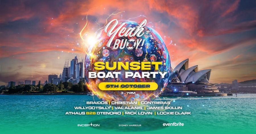 Yeah Buoy - Long Weekend Sunset Boat Party