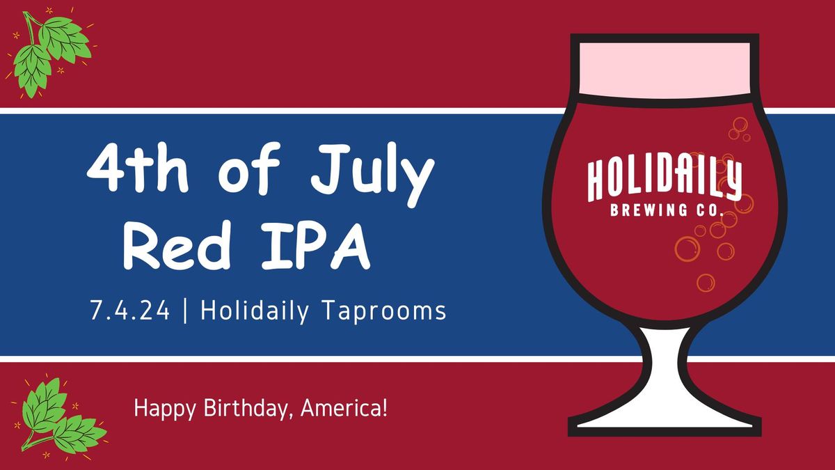 Beer Release: Red IPA!