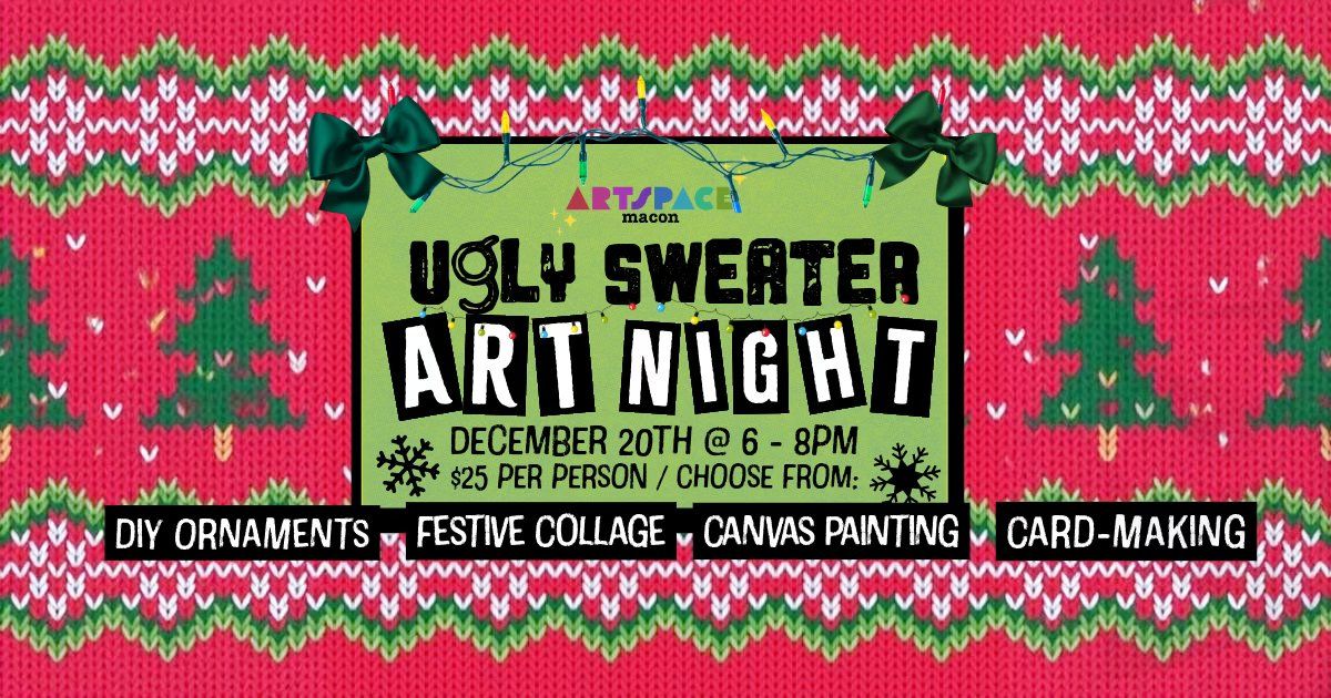 Ugly Sweater Art Night