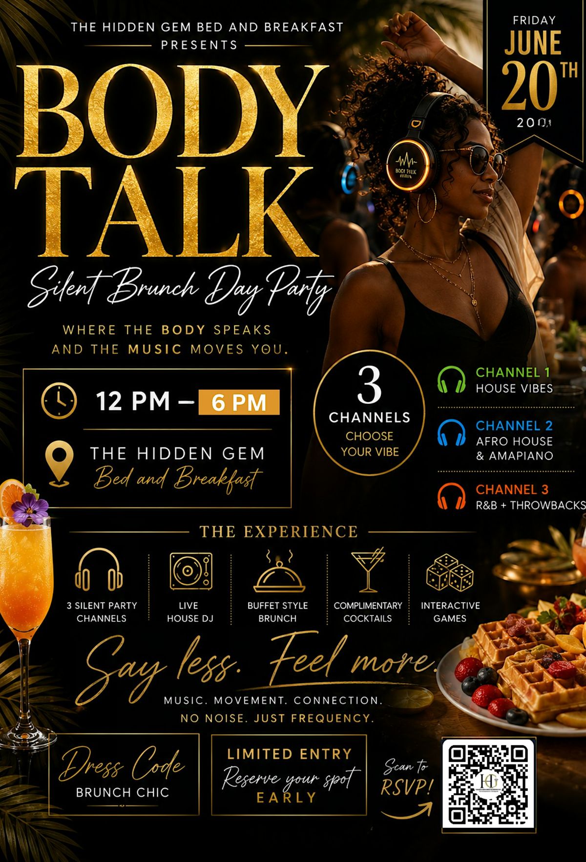 Body Talk: Silent Brunch Day Party