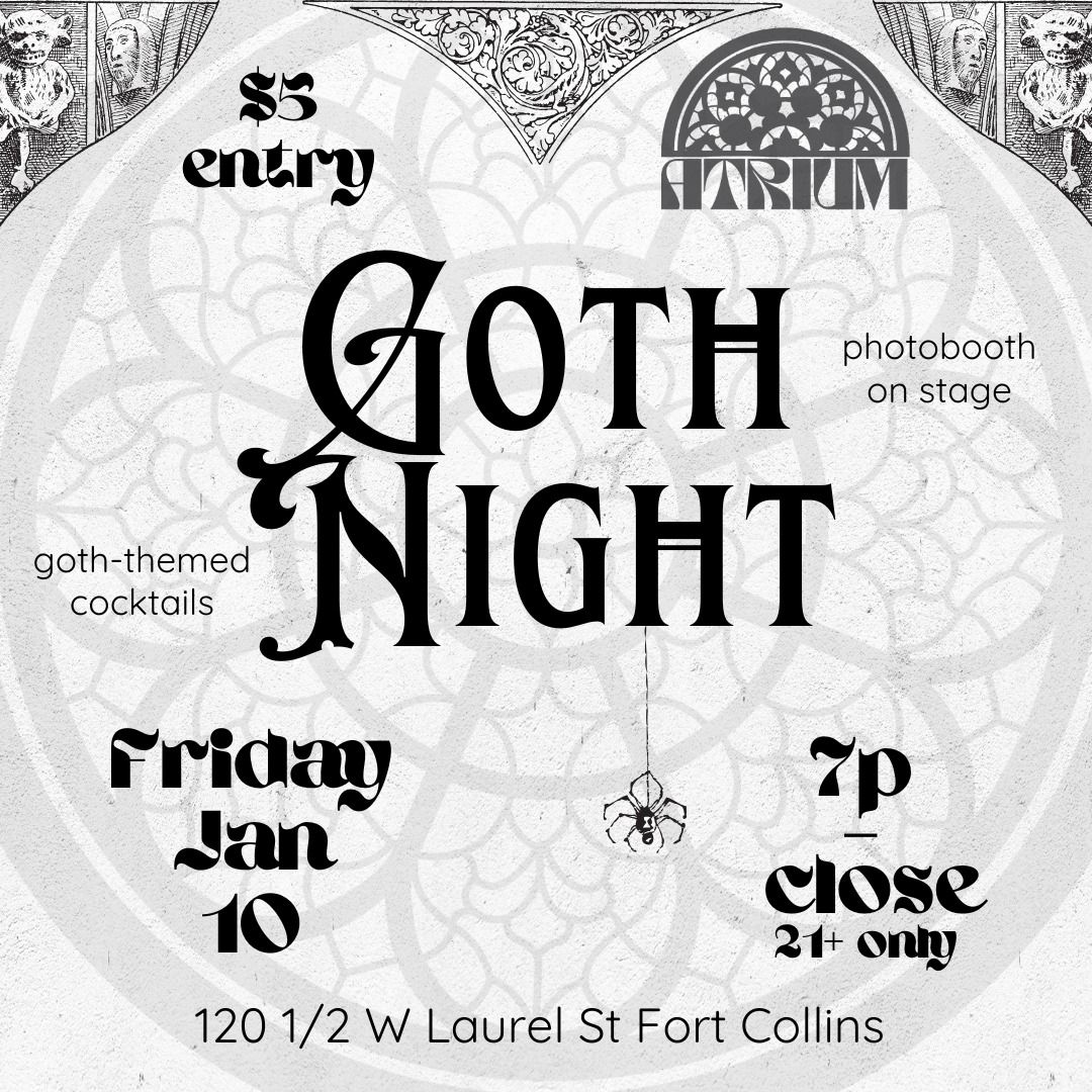 Goth Night at The Atrium 