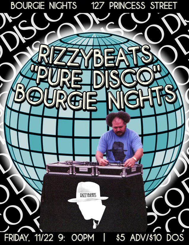 Cucalorus & Bourgie Nights Present: Pure Disco w\/ RizzyBeats