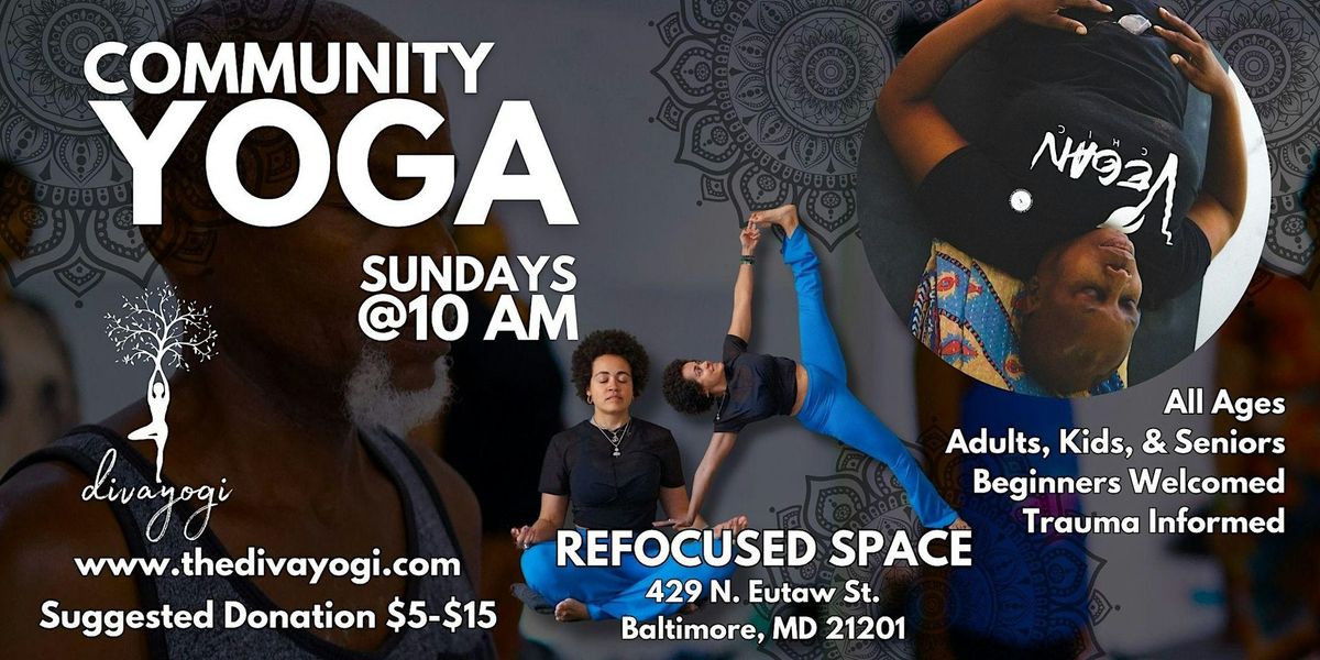 Community Yoga at Refocused  Space