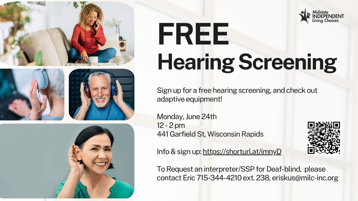 Free Hearing Screenings