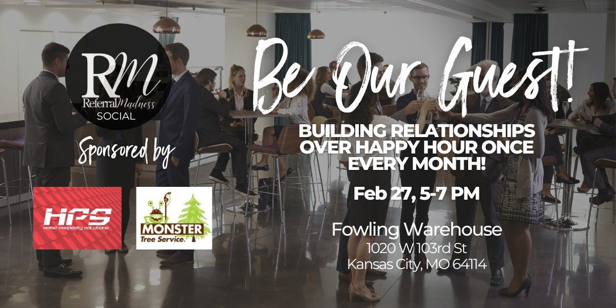 RM Social - Feb 27th, 5-7 PM at Fowling Warehouse KC