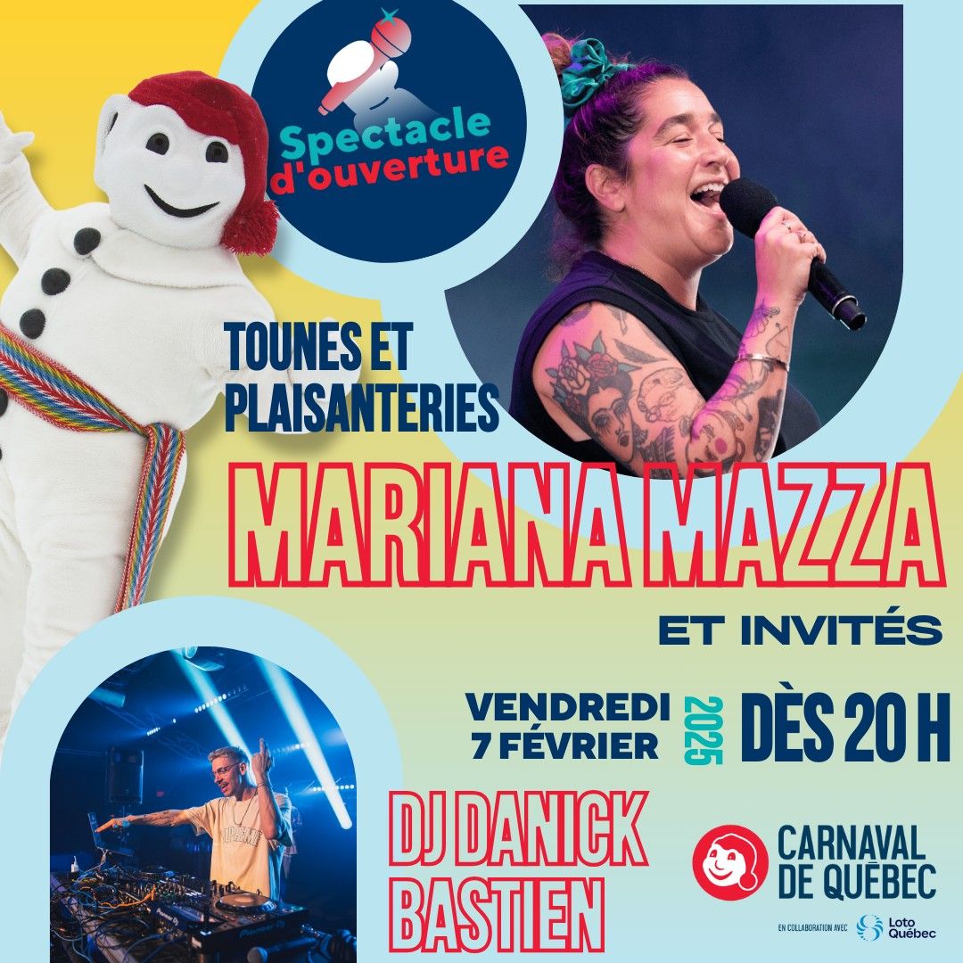 SPECTACLE D'OUVERTURE | MARIANA MAZZA ET INVIT\u00c9S | 7 f\u00e9vrier 2025