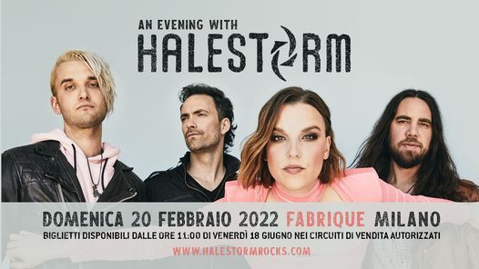 An Evening with Halestorm | Milano, Fabrique