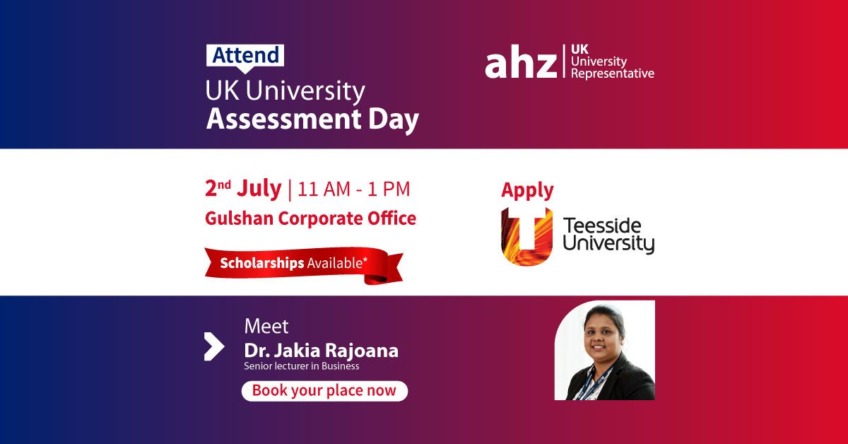 Teesside University Assessment Day || AHZ Gulshan Office