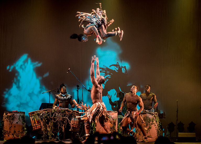 Ages 50+ Cirque Kalabant\u00e9: Afrique En Cirque at Merrill Auditorium