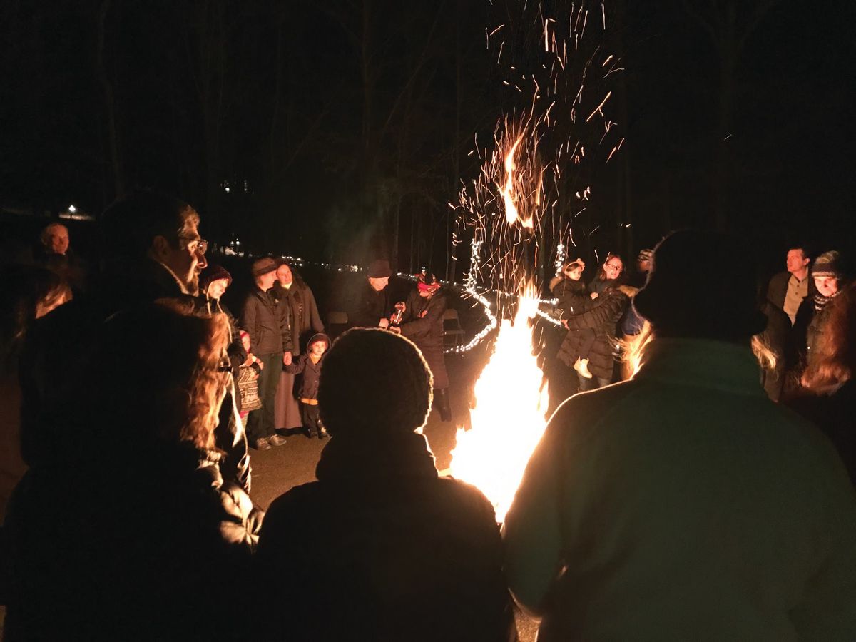 New Year's Eve Ceremonial Fire